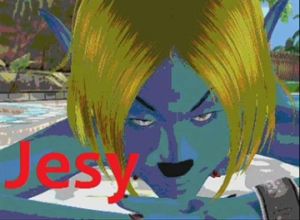 Синяя девушка на громадном члене мультфильм